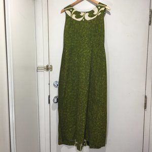 VINTAGE MALIHINI MAXI PRINT DRESSES SIZE 8